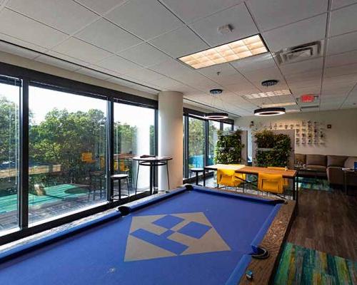 Recreation area in the Atlanta office